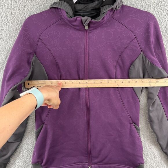 Novara Cycling Jacket Full Zip Size Medium Vented Pockets Hooded - Picture 8 of 12